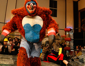 Kaiju in 3-D Battel Photo