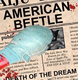 A Newspaper Reports American Beetle is Dead